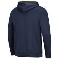 Pull à capuche Colosseum Navy West Virginia Mountaineers Resistance pour hommes