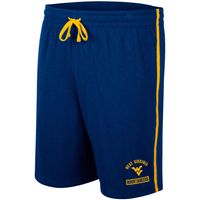 Men's Colosseum Navy West Virginia Mountaineers Thunder Slub Shorts