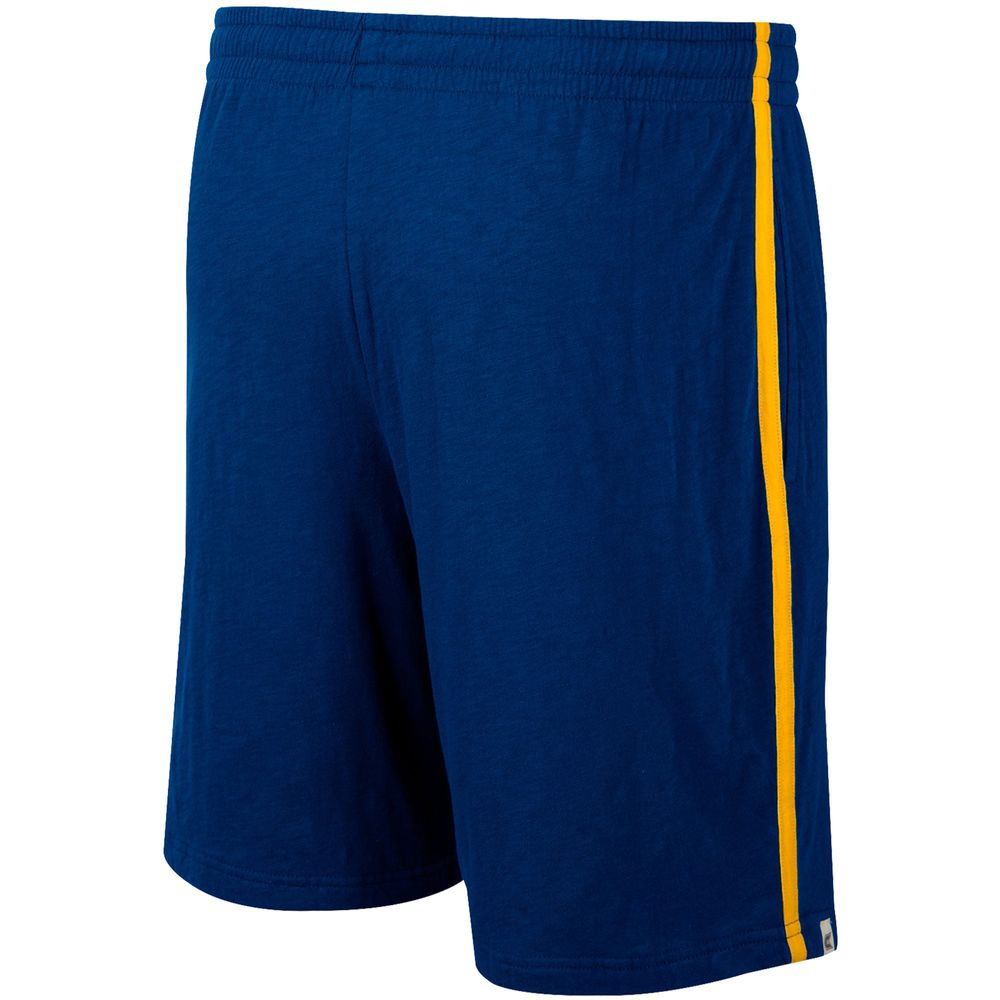 Men's Colosseum Navy West Virginia Mountaineers Thunder Slub Shorts