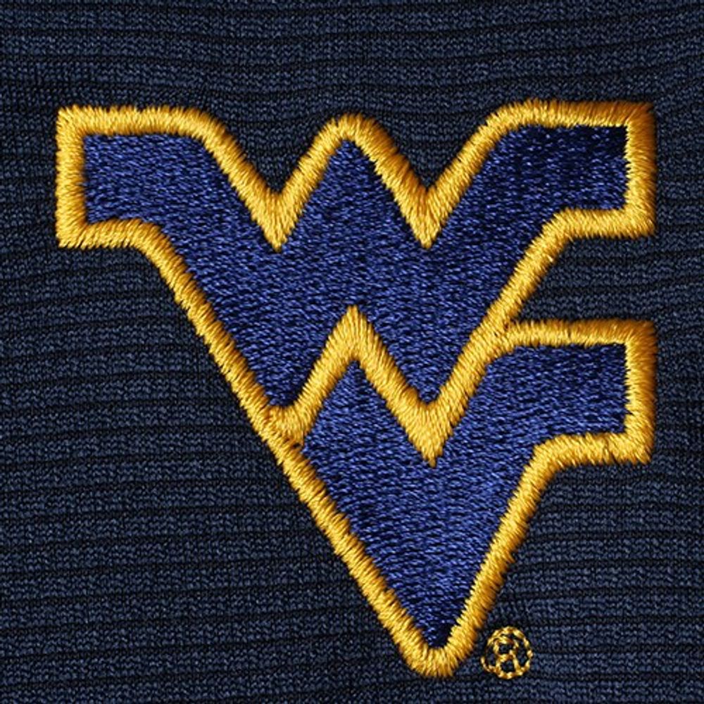 Men's Columbia Golf Navy West Virginia Mountaineers Shotgun Quarter-Zip Pullover