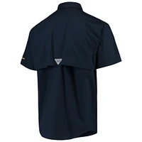 Men's Columbia Navy West Virginia Mountaineers Bonehead Shirt