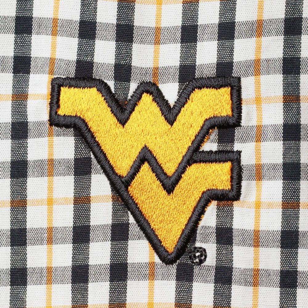 Men's Columbia Navy West Virginia Mountaineers Rapid Rivers Logo Button-Down Shirt