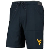 Men's Columbia Navy West Virginia Mountaineers Twisted Creek Omni-Shield Shorts