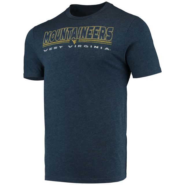 Concepts Sport Heathered Charcoal/Navy West Virginia Mountaineers Meter T-shirt et pantalon Ensemble de nuit