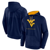 Men's Fanatics Navy West Virginia Mountaineers Defender Pullover Hoodie