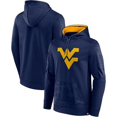 Sweat à capuche Fanatics Navy West Virginia Mountaineers On The Ball pour hommes