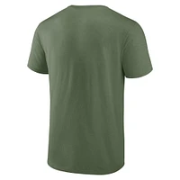 Men's Fanatics Olive West Virginia Mountaineers OHT Military Appreciation Stencil T-Shirt