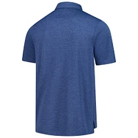 Men's Heather Navy West Virginia Mountaineers Carbon Polo