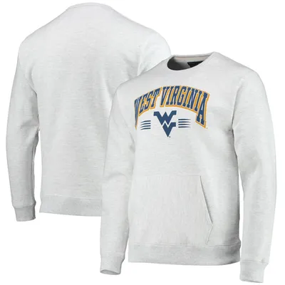 West Virginia Mountaineers League Collegiate Wear Upperclassman Pocket Pullover Sweatshirt - Heathered Gray