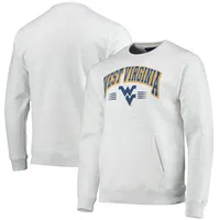 Men's League Collegiate Wear Heathered Gray Louisville Cardinals  Upperclassman Pocket Pullover Sweatshirt