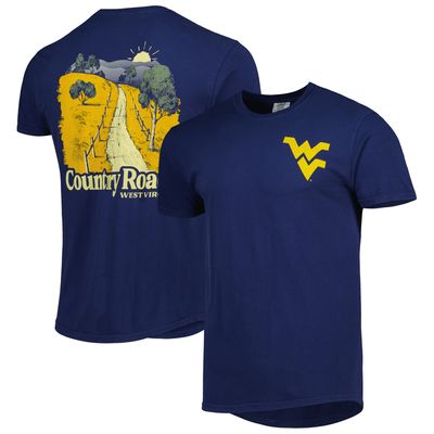 Men's Navy West Virginia Mountaineers Hyperlocal T-Shirt