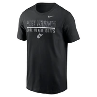 Men's Nike Black West Virginia Mountaineers Built on Bravery Performance T-Shirt