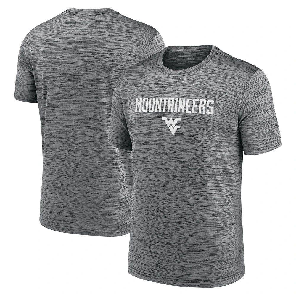 T-shirt Nike Performance anthracite West Virginia Mountaineers 2025 pour homme