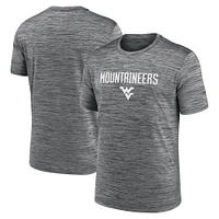 T-shirt Nike Performance anthracite West Virginia Mountaineers 2025 pour homme