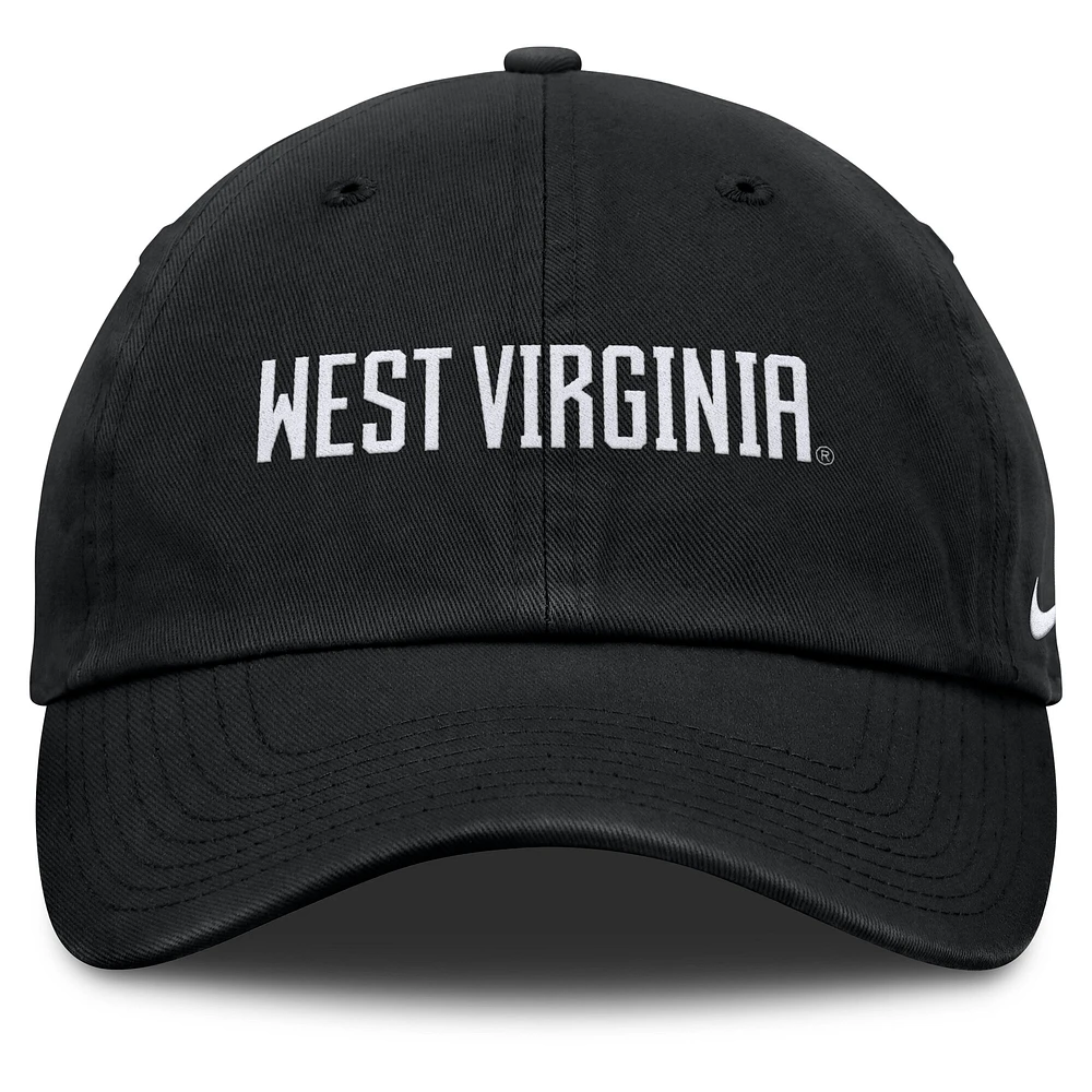 Men's Nike Charcoal West Virginia Mountaineers Campus Club Adjustable Hat