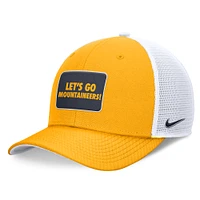 Men's Nike Gold/White West Virginia Mountaineers Local Rise Trucker Adjustable Hat