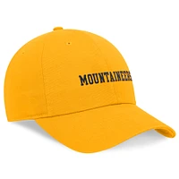 Casquette réglable Nike Gold West Virginia Mountaineers 2024 On-Field Club pour homme