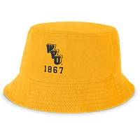 Chapeau bob Legacy Apex Nike pour hommes, doré, West Virginia Mountaineers