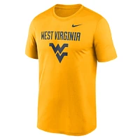 Men's Nike Gold West Virginia Mountaineers Lockup Legend Performance T-Shirt