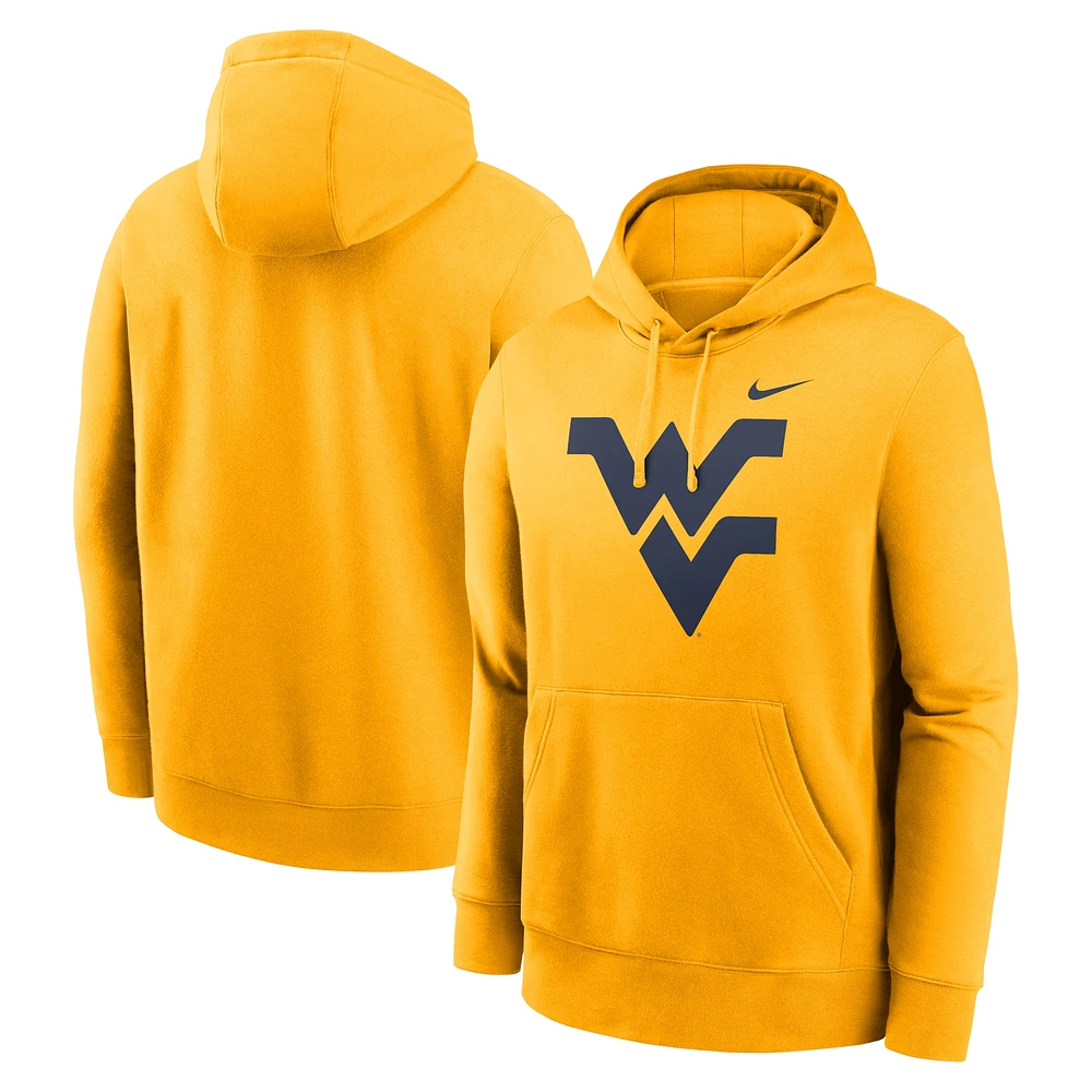 Men's Nike Gold West Virginia Mountaineers Primetime Club Fleece Pullover Hoodie