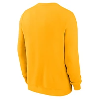 Sweat-shirt à enfiler Nike Gold West Virginia Mountaineers Primetime Primary Stack pour hommes