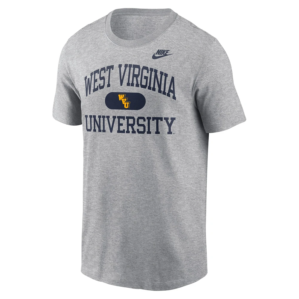 Men's Nike Heather Gray West Virginia Mountaineers Legacy Alma Mater T-Shirt