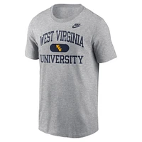 Men's Nike Heather Gray West Virginia Mountaineers Legacy Alma Mater T-Shirt