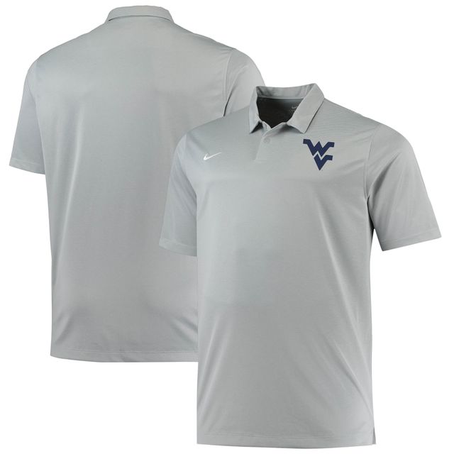 Polo de performance Nike pour hommes, gris chiné, West Virginia Mountaineers Big & Tall