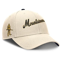 Casquette ajustable Nike Natural West Virginia Mountaineers Primetime Rise pour homme