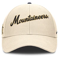 Casquette ajustable Nike Natural West Virginia Mountaineers Primetime Rise pour homme
