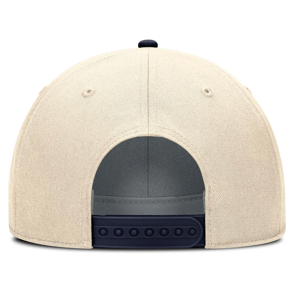 Casquette ajustable Nike Natural West Virginia Mountaineers Primetime Rise pour homme