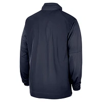 Veste à capuche Nike West Virginia Mountaineers 2023 Coach pour homme, bleu marine