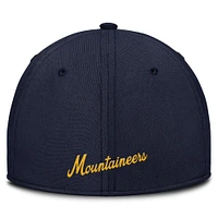 V110793 WVU NCAA FB Nike 2025 Dugout Entraîneurs Dri-Fit Rise Swoosh Flex HATMENFLX NC03-41S-WVN-190 #22