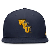 Casquette ajustée Nike Navy West Virginia Mountaineers Legacy True pour hommes