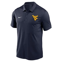 Polo de performance Nike pour hommes, marine, West Virginia Mountaineers Primetime Franchise