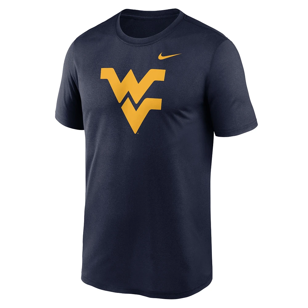 T-shirt Nike bleu marine avec logo Primetime Legend des Mountaineers de Virginie-Occidentale pour hommes