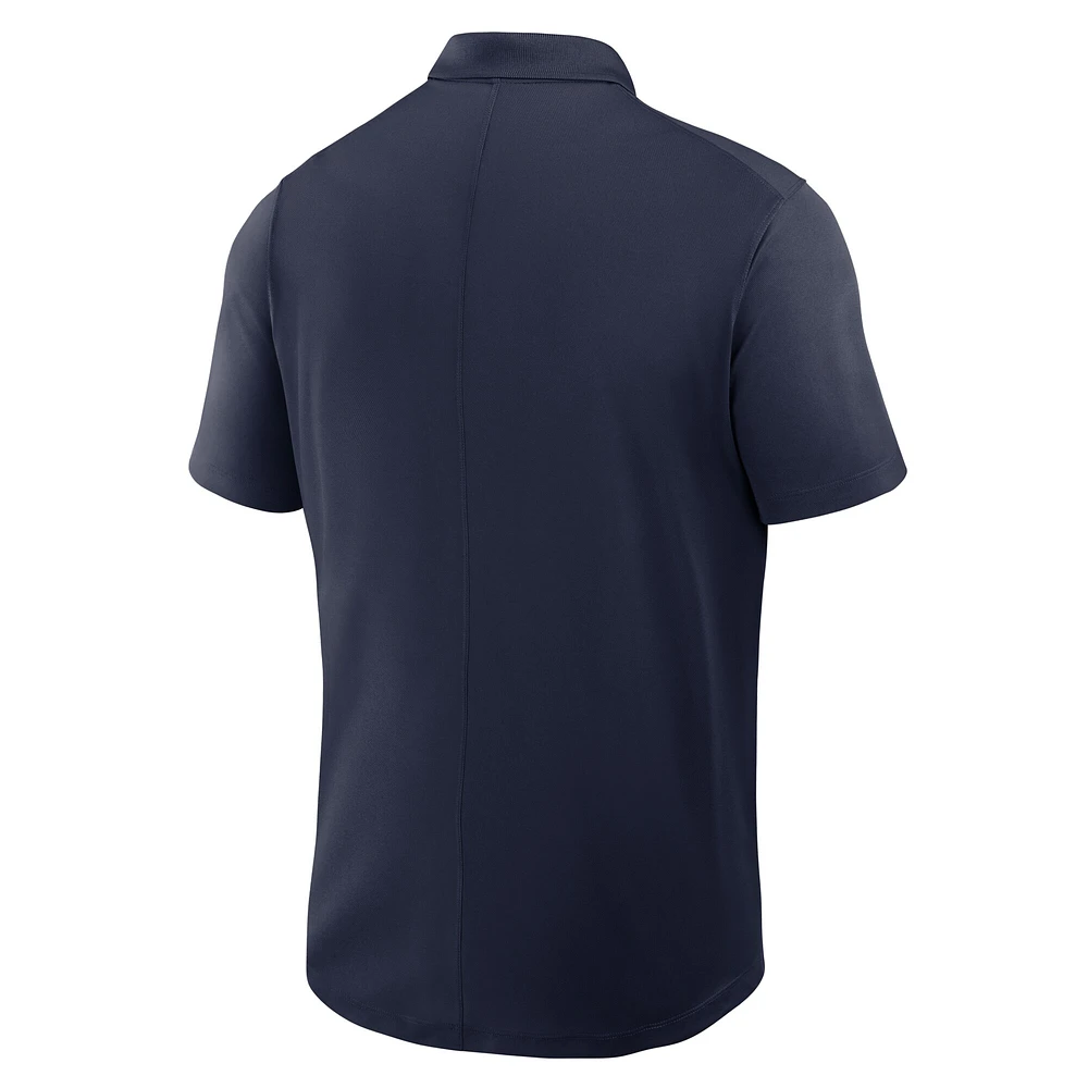 Men's Nike Navy West Virginia Mountaineers Primetime Victory Legacy Vault Logo Performance Polo