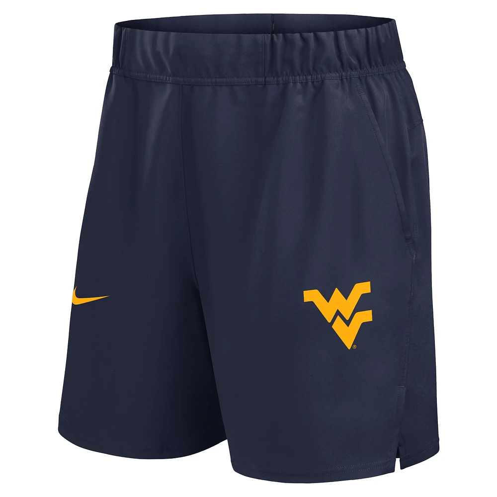 Men's Nike Navy West Virginia Mountaineers Primetime Victory Performance Shorts