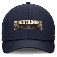 Men's Nike Navy West Virginia Mountaineers Rise Adjustable Hat