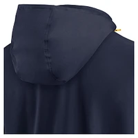 Veste à quart de zip Nike pour hommes, bleu marine, West Virginia Mountaineers Sideline Coaches