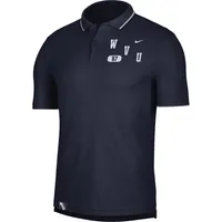 Polo Nike West Virginia Mountaineers Wordmark Performance pour homme - Bleu marine