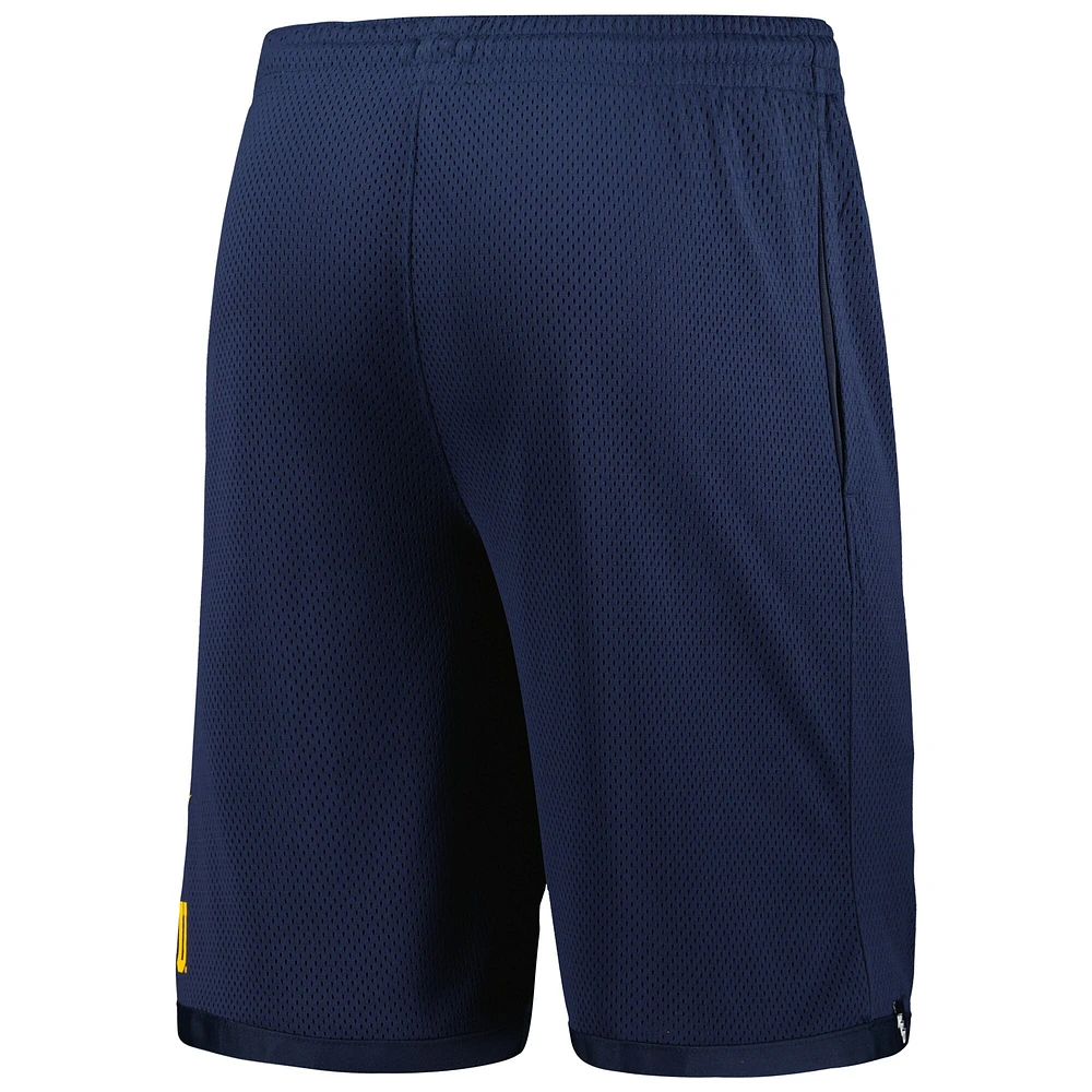 Short Nike West Virginia Mountaineers Wordmark Performance pour homme - Bleu marine