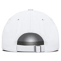Casquette ajustable Nike blanche West Virginia Mountaineers Core Club Mascot Wordmark pour homme
