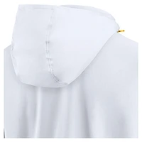 Men's Nike White West Virginia Mountaineers Sideline Coaches Quarter-Zip Jacket