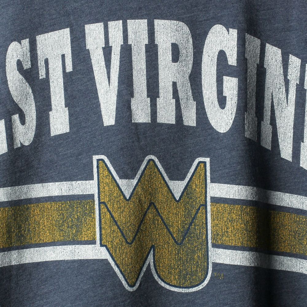 Men's Original Retro Brand Navy West Virginia Mountaineers Big & Tall Mock Twist T-Shirt