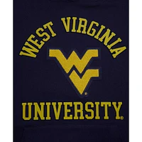 Sweat à capuche Pro Standard West Virginia Mountaineers Classic Stacked Logo pour homme, bleu marine