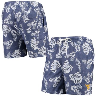 Men's Detroit Tigers Tommy Bahama Navy Naples Parrot in Paradise Swim Shorts