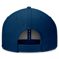 Casquette Snapback fondamentale Top of the World Navy des Mountaineers de Virginie-Occidentale pour hommes