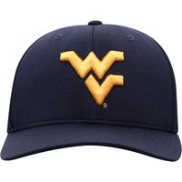 Men's Top of the World Navy West Virginia Mountaineers Reflex Logo Flex Hat