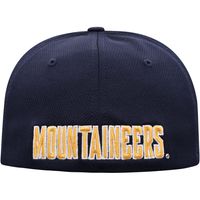 Men's Top of the World Navy West Virginia Mountaineers Reflex Logo Flex Hat